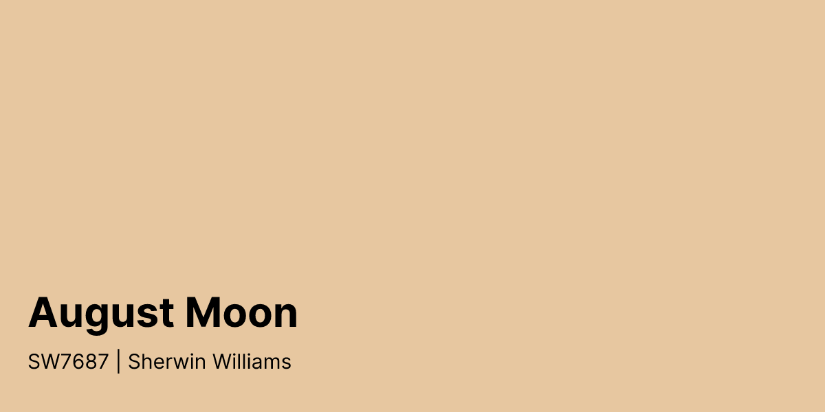 Sherwin Williams August Moon SW7687 Paint Color | PaintPlan