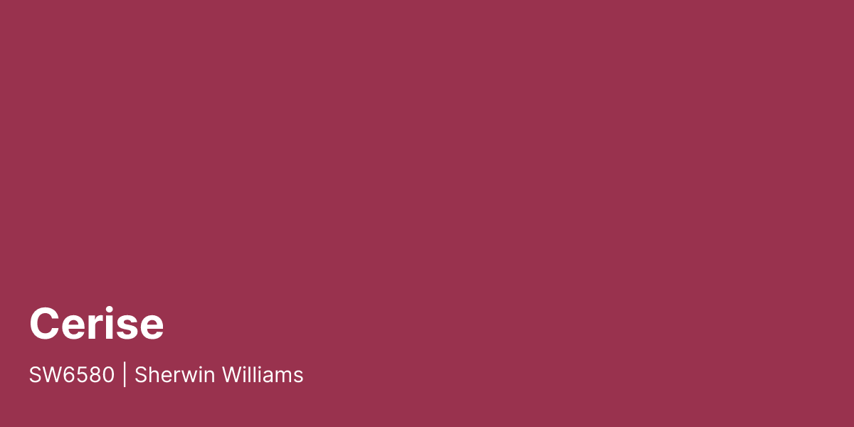 Sw6861 Sherwin Williams Cerise SW6580 Paint Color | Compare Paint Colors