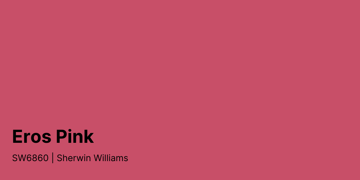 Sw6860 Sherwin Williams Eros Pink SW6860 Paint Color | Compare Paint Colors