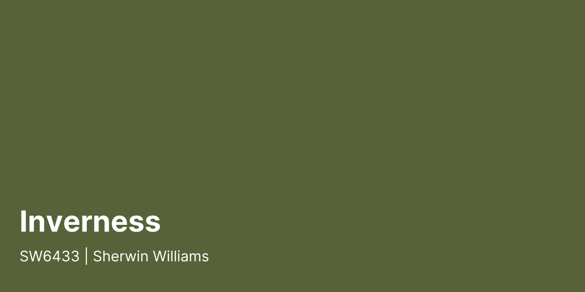 Sherwin Williams Inverness SW6433 Paint Color | PaintPlan