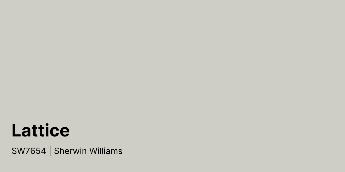 Sherwin Williams Lattice SW7654 Paint Color | Compare Paint Colors