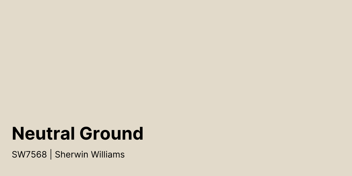 Sherwin Williams Neutral Ground SW7568 Paint Color | Compare Paint Colors