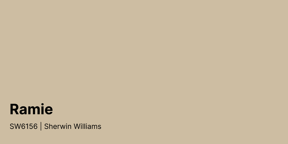 Sherwin Williams Ramie SW6156 Paint Color | PaintPlan
