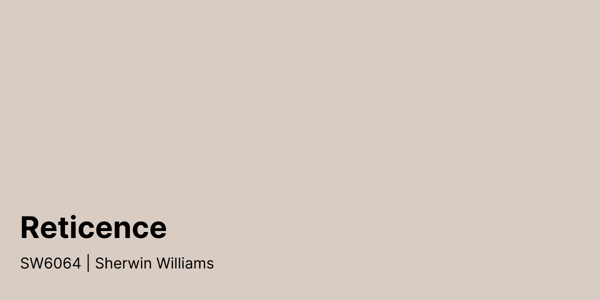 Sherwin Williams Reticence SW6064 Paint Color | PaintPlan